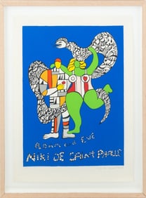 Niki de Saint Phalle "Adam and Eve" Screenprint
