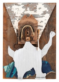 David Porter "Miss Georgica No. II" Mixed Media