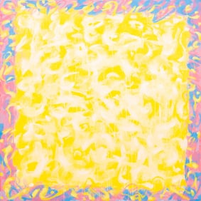 Domenick Capobianco Abstract in Yellow Oil