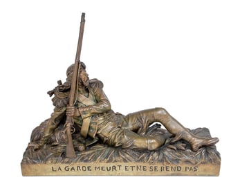 R. Gower "La Garde Meurt et ne se Rend Pas" Bronze