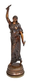 Auguste Louis Lalouette "La Danseuse" Bronze