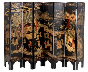 Chinese 8-Panel Coromandel Screen