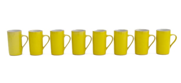 Rupert Spira Glazed Stoneware Tall Coffee Cups, 8