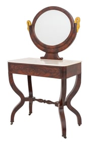 Louis Philippe Mahogany Dressing Table, ca. 1840