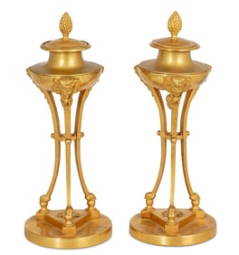 Louis XV Style Ormolu Cassolettes, Pair