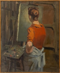 Mike McDonnell "Fellow Student" Oil on Canvas