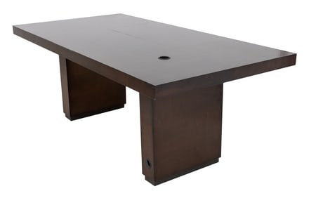 Charcoal Maple Executive Desk