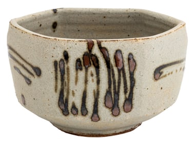 Warren MacKenzie Hexagonal Stoneware Bowl