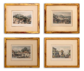 Thomas Allom Hand-Colored Engravings, 4