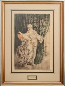 Louis Icart "Casanova" Etching in Colors