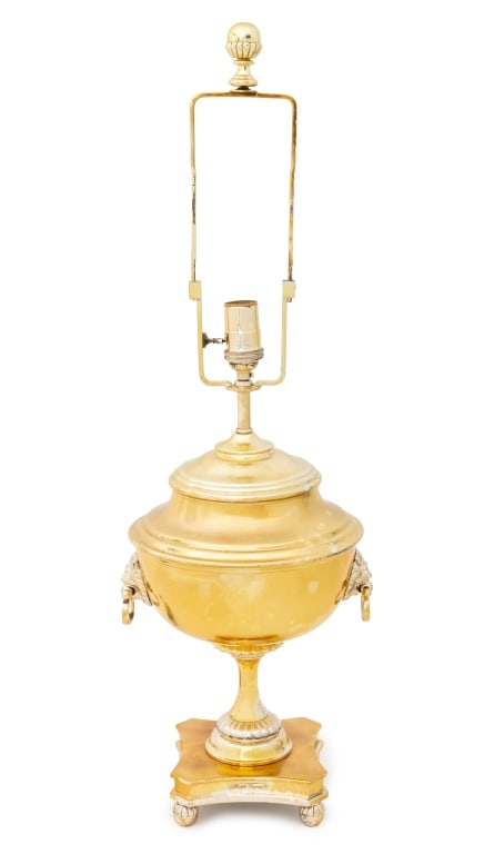 Ralph Lauren Gold-Tone "Samovar" Lamp (1 of 8)