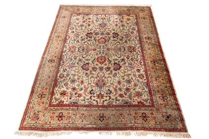Persian Ishfan Carpet, 13' 2" x 9' 8"