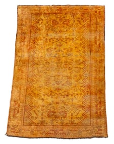 Turkish Oushak Rug, 5' 10" x 3' 8"