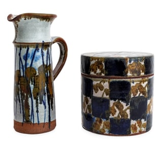 Robert Sperry Glazed Stoneware Vessels, 2