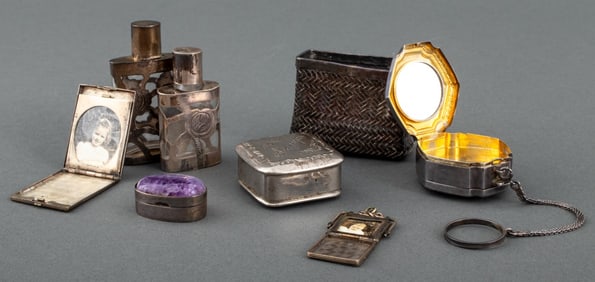 Collection of Silver and Silver-Tone Articles, 8