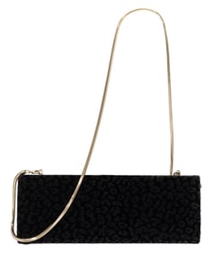 Giorgio Armani Black Velvet Clutch