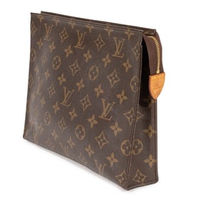 Louis Vuitton Monogrammed Leather Toiletry Bag
