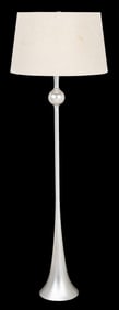 Aerin Visual Comfort Silver Leaf Dover Floor Lamp