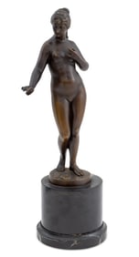 Otto Rasmussen Standing Venus Bronze Sculpture
