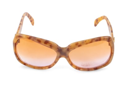 Yves Saint Laurent Faux Shell Sunglasses