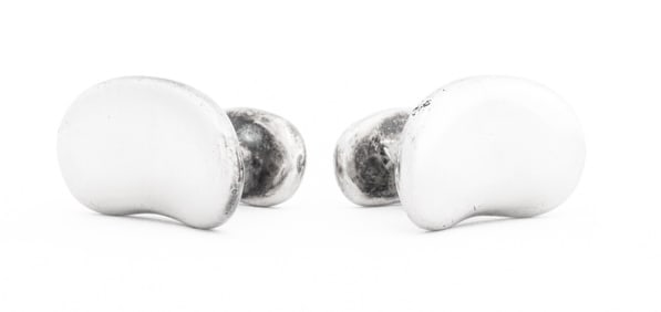 Elsa Peretti for Tiffany & Co. 925 Bean Cufflinks