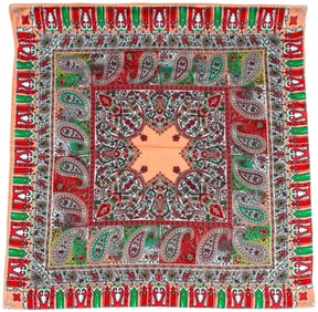 Jennifer Tattanelli Silk Blend Multicolored Scarf