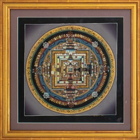 Pravin Lama Tibetan Buddhist Thangka