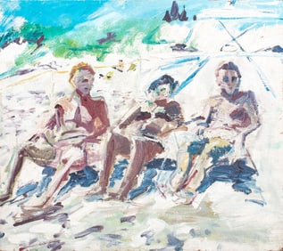 Henry Klimowicz "Guards on Duty" Oil on Board
