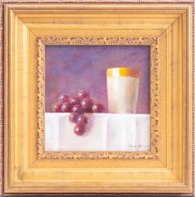 Suzanne Douglass Still Life Oil on Masonite, 1994