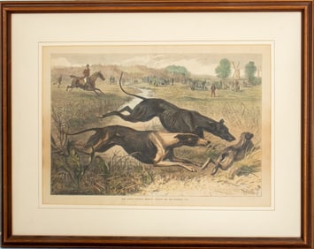 After George Bouverie Goddard Hunting Engraving