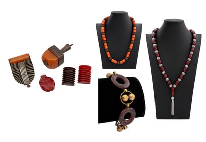 Bakelite Necklaces and Accessories, 8