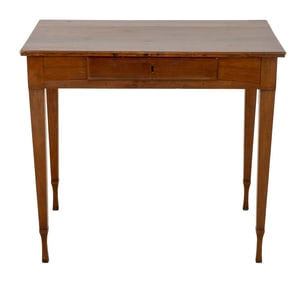 Biedermeier Style Walnut Writing Table