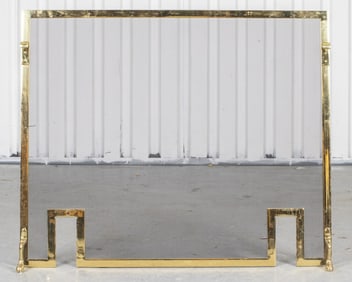 Brass Framed Fire Screen