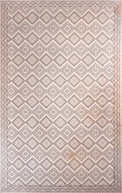 Geometric Diamond Motif Carpet, 17' x 10'