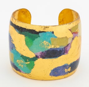 Evocateur 22K Gold Plate Cuff
