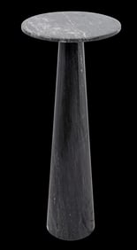 Modern Grey Marble Pedestal