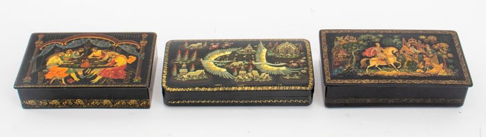 Russian Lacquer Boxes, 2
