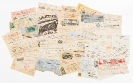 Billing Documents and Ephemera, 19th C.