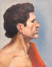 Penny Purpura Portrait of a Man Oil on Canvas