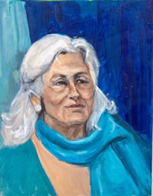 Penny Purpura Portrait of a Lady Oil on Canvas