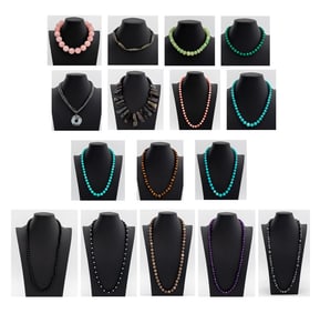 Bead Necklaces, 16