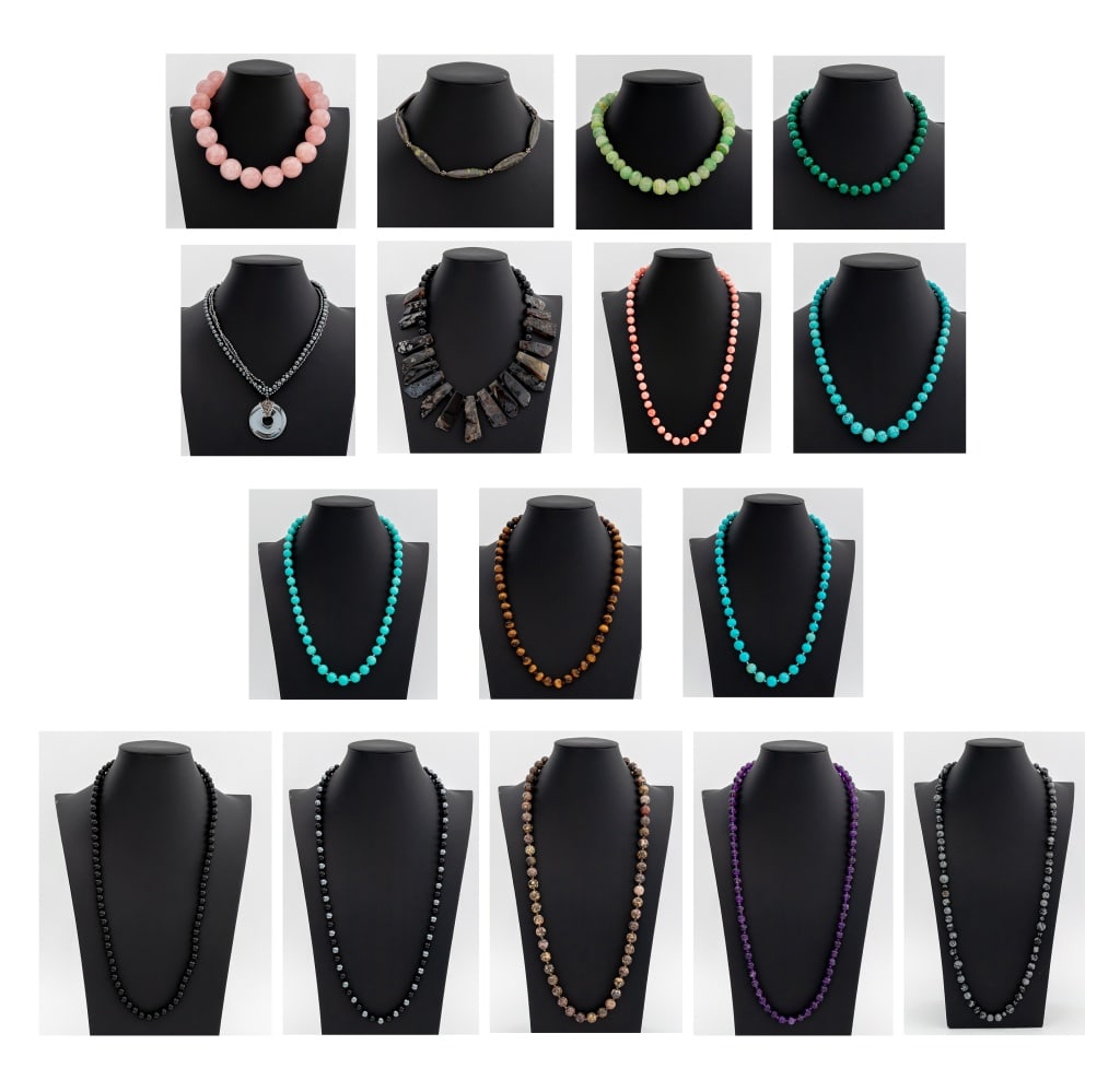 Bead Necklaces, 16 (1 of 20)
