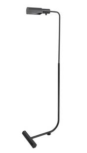 Cedric Hartman Style Adjustable Floor Lamp: Cedric Hartman Style Patinated Metal Adjustable Floor Lamp, with articulated light shade and hexagonal tube form base. 52" H x 9.5" W x 16" D. Provenance: From a New York City Collection. Keywords: Li