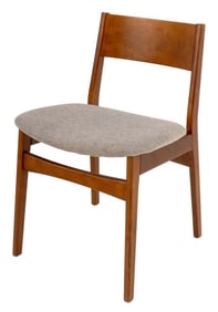Mid-Century Modern Style Walnut Side Chair