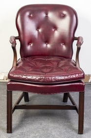 Georgian Style Upholstered Armchair