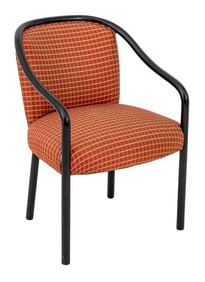 Ward Bennett Ebonized Bentwood Armchair