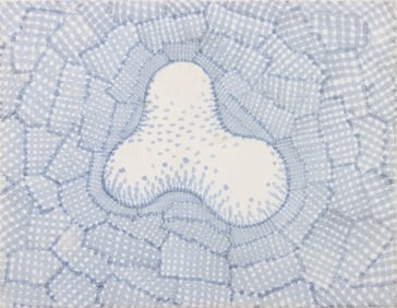 Saku Abstract Composition Marker on Paper, 2002