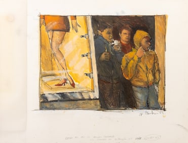 Michael Paraskevas Red Light District Acrylic