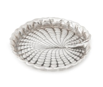 Buccellati Sterling Silver Shell Form Dish
