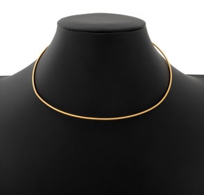 Cartier 18K Yellow Gold Torque Collar Necklace